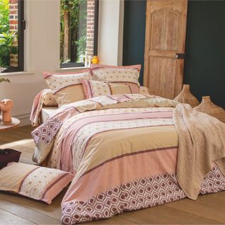 Parure De Lit Inouk Rose 240x220 Cm