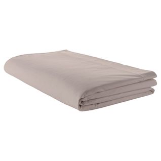 Drap Plat Piqué Uni En Percale De Coton - 240x310 Cm - Lin