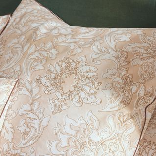 Parure De Lit Percale Palazzo Beige 240x220 Cm