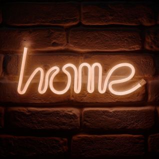 Néon Mural à Piles Home Blanc Chaud Ostaria