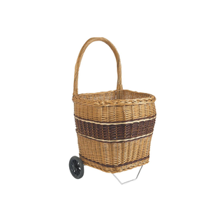 Chariot à Bûches En Osier 1