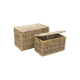 Malles En Poelet Gris (lot De 2)