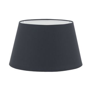 Abat-jour 40 X 24 Cm Coton Noir
