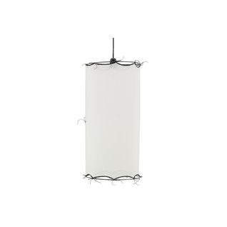 Abat-jour Pour Suspension En Coton Riad Petit Blanc