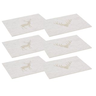 Sets De Table En Feutrine Cerf (lot De 6)