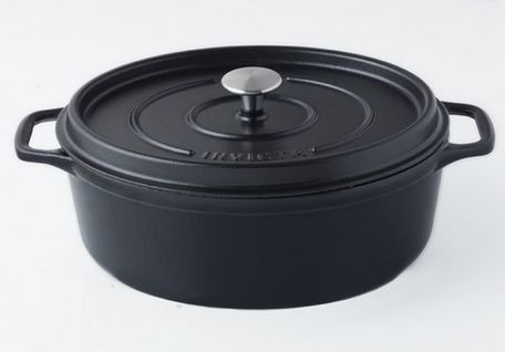 Daubière En Fonte Émaillée 35cm Noir Mat - Puv403351
