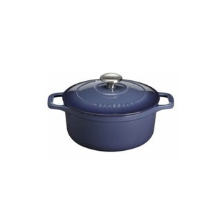 Cocotte Ovale En Fonte Émaillée 28cm Bleu - Puc472897