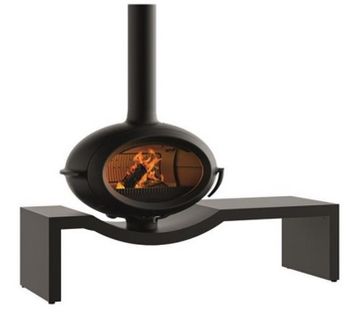 Poêle à Bois Fonte 7kw Anthracite - P648124