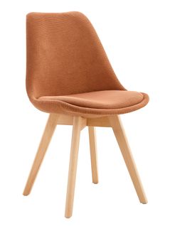 Chaise tissu NORVEGE Terracotta