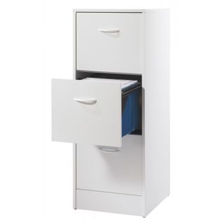 Classeur 3 Tiroirs Pour 75 Dossiers Suspendus 41,4 X 108,4 X 44 Cm - Coloris: Blanc