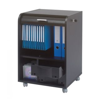 Caisson De Bureau Noir Sur Roulettes - Coloris: Drapeau Anglais 701