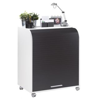 Bureau Informatique Blanc Et Noir