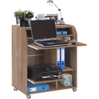 Bureau Informatique Chêne 1 Rideau - Coloris: Fée 217