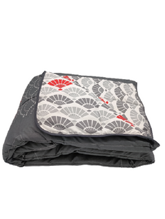 Couette Légère Imprimée Eventail - 1 Personne 140x200 - Spécial Été