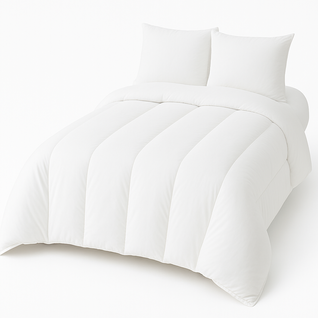 Couette Tempérée Microfibre Anti Acariens - 1 Personne 140 X 200 - Toutes Saisons