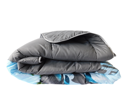 Couette Tempérée Imprimée Dauphins - 1 Ou 2 Personnes - Mi Saison