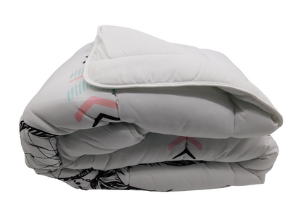 Couette Tempérée Imprimée Attrape Rêve Noir - 2 Personnes 220 X 240 - Mi Saison