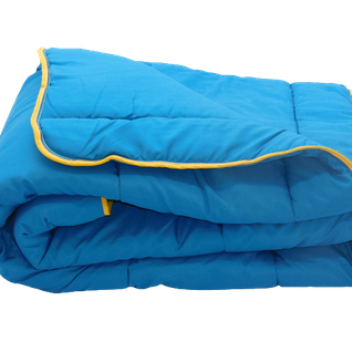 Couette Ultra Légère Bleu Pétrole - 1 Personne 140x200 - Spécial Eté