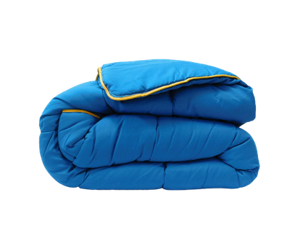 Couette Tempérée Bleu Pétrole - 2 Personnes 240x260 - Mi Saison