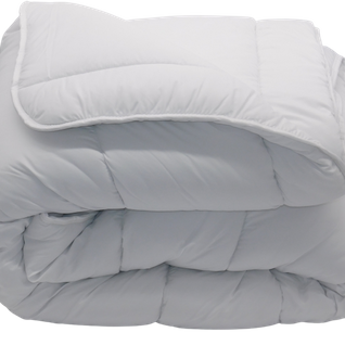 Couette Chaude Blanche Coton - 2 Personnes 240 X 280 - Spécial Grand Lit