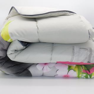 Couette Ultra Légère Imprimée Zen - 1 Ou 2 Personnes 200x200 - Spécial Eté