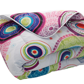Couette Tempérée Imprimée Design - 1 Ou 2 Personnes 200x200 - Mi Saison