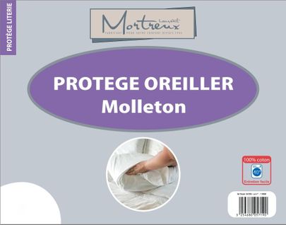 Protège Oreiller Molleton - 60 X 60 - Toutes Saisons