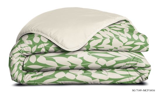 Couette Légère Imprimée / Uni Beige - 1 Personne 140 X200 - Toutes Saisons