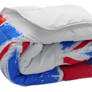 Couette Imprimée Drapeau Londres - 140 X 200 - Mi Saison