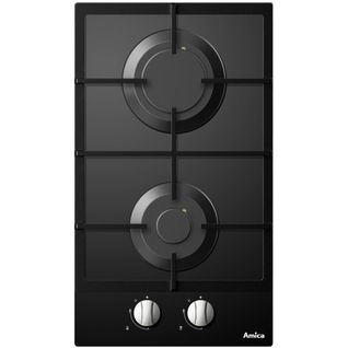 Table gaz AMICA AG2620N 2 foyers Noir