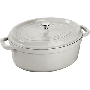 Cocotte Ovale 33 Cm Truffe Blanche