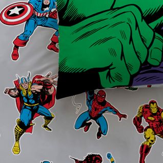 Parure De Lit 100% Coton, Avengers Home Comics Heroes