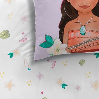 Parure De Lit Imprimée 100% Coton, Vaiana Motonui