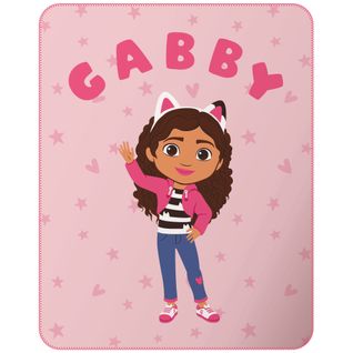 Plaid Polaire Imprimé, Hello Rose 110x140cm