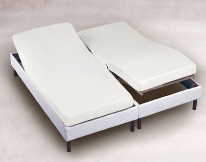 Drap Housse 2x70x190 Blanc Tpr