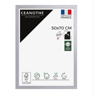Cadre Photo Karma Gris 50x70 Cm Gris Bois Reconstitué Fsc