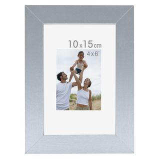 Cadre Photo Optimo Alu 10x15 Cm Aluminium Bois Reconstitué Fsc
