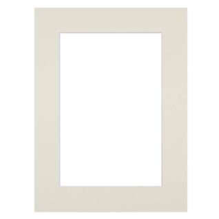 Passe-partout Blanc Cassé 50x70 Cm Ouverture 40x60 Cm Blanc Cassé