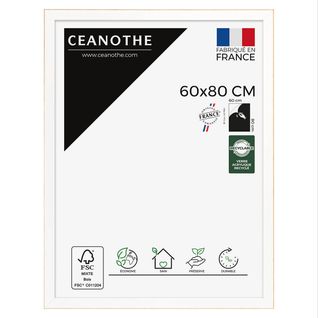 Cadre Photo Newton Brut 60x80 Cm Bois Brut Résine Recyclée