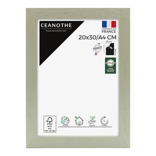 Cadre Photo Karma Tilleul 20x30 Cm Vert Clair Bois Reconstitué Fsc