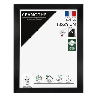 Cadre Photo Precious Carbone 18x24 Cm Gris Résine Recyclée