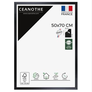 Cadre Photo Precious Carbone 50x70 Cm Gris Résine Recyclée
