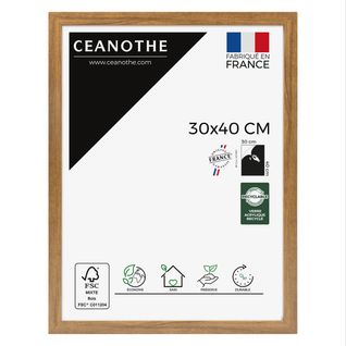 Cadre Photo Precious Noyer 30x40 Cm Marron Résine Recyclée