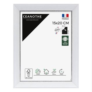 Cadre Photo Vittoria Blanc 15x20 Cm Blanc Bois Massif Fsc