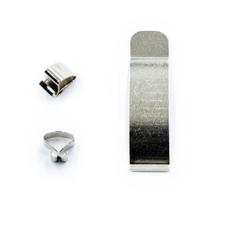 Lot De 6 Pinces Sous-verre Courtes Acier 7 Mm Acier