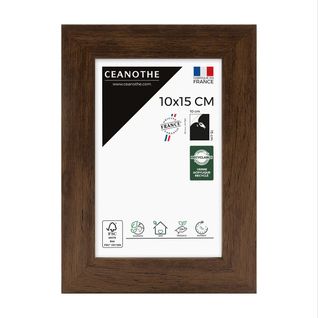 Cadre Photo Design Éternel Ébène 10x15 Cm Marron Bois Reconstitué Fsc
