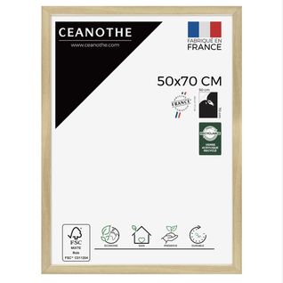 Cadre Photo Design Éternel Brut 50x70 Cm Brut Bois Reconstitué Fsc