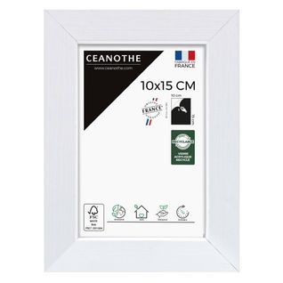 Cadre Photo Wild Blanc 10x15 Cm Blanc Résine Recyclée