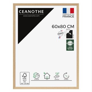 Cadre Photo  Tara 60x80 Cm Bois Brut Chêne