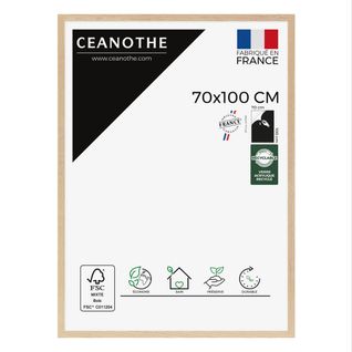 Cadre Photo  Tara 70x100 Cm Bois Brut Chêne